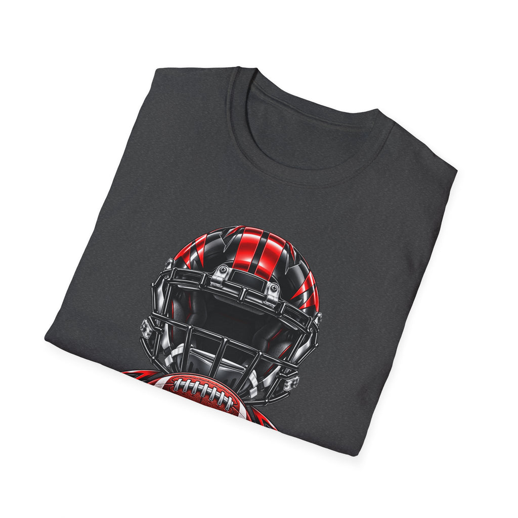 Football Any Day T-Shirt — Helmet Graphic Tee for Football Fans