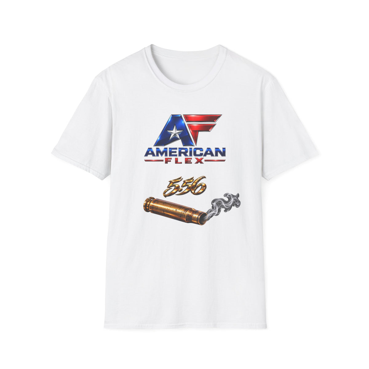 "American Flex 5.56" Patriotic Bullet Graphic Tee