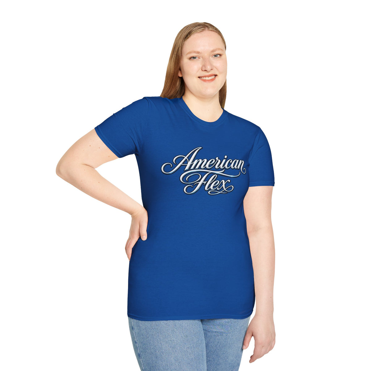 "American Flex" Script T‑Shirt