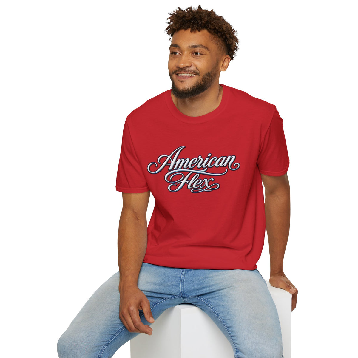 "American Flex" Script T‑Shirt