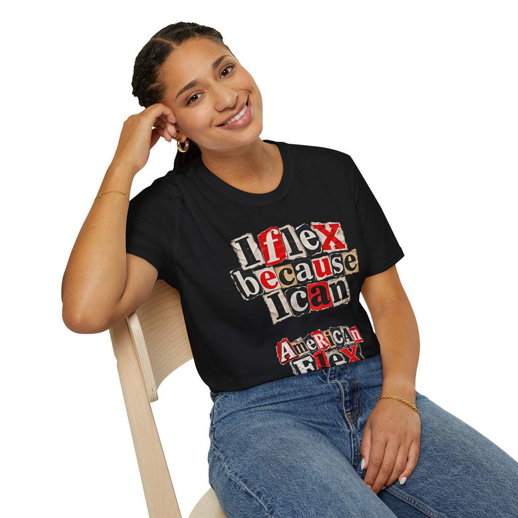"I Flex Because I Can" American Flex Graphic Tee