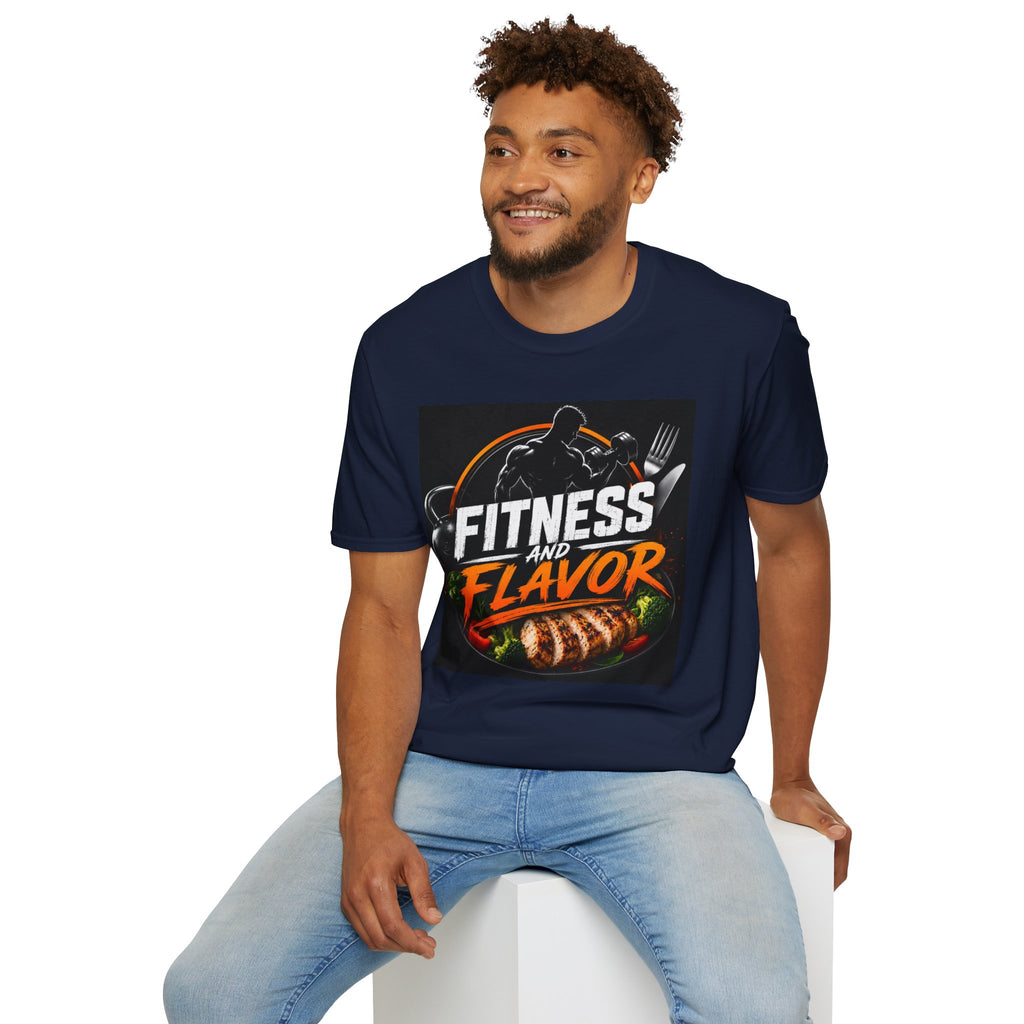 Fitness and Flavor T-Shirt — Gym & Foodie Workout Tee
