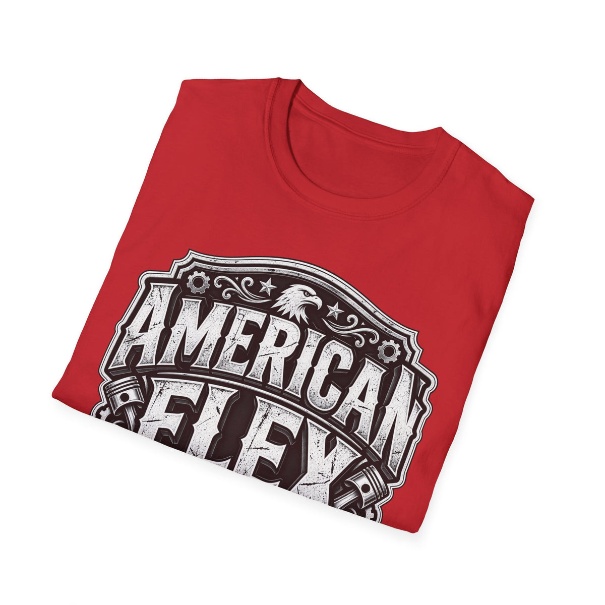 American Flex T‑Shirt — Vintage Patriotic Eagle Graphic Tee