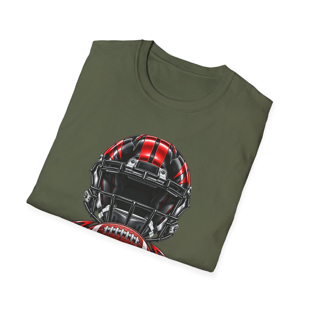 Football Any Day T-Shirt — Helmet Graphic Tee for Football Fans