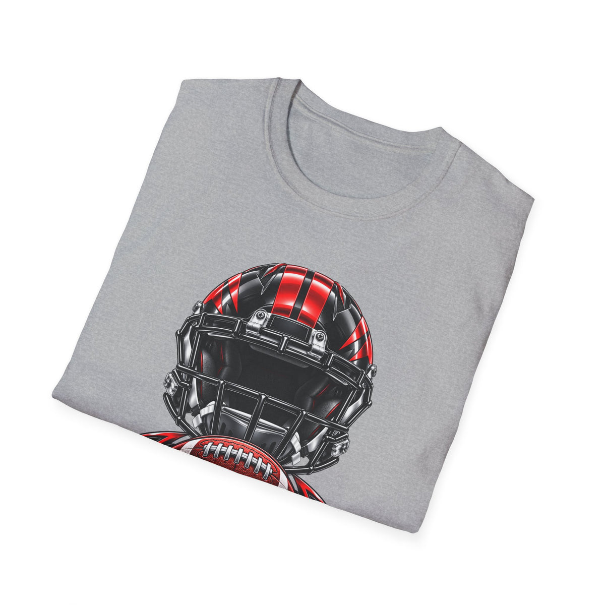Football Any Day T-Shirt — Helmet Graphic Tee for Football Fans