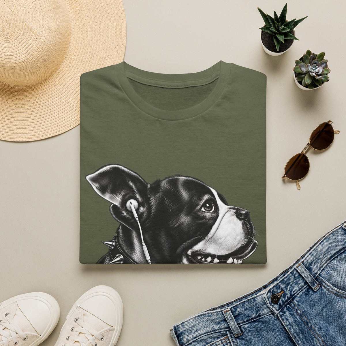 American Bully T-Shirt — Vintage Black & White