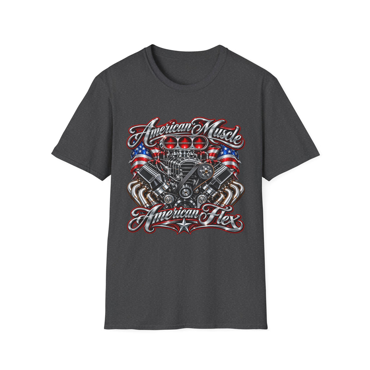 American Muscle Engine Graphic Tee