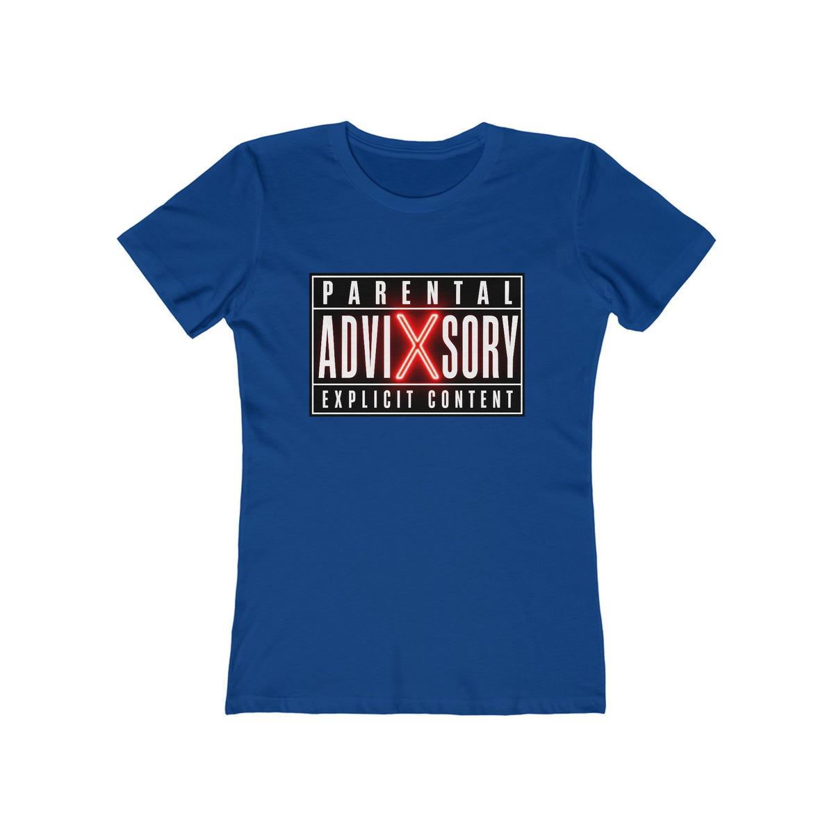 "Parental Advisory Explicit Content" - Graphic T-Shirt for Women