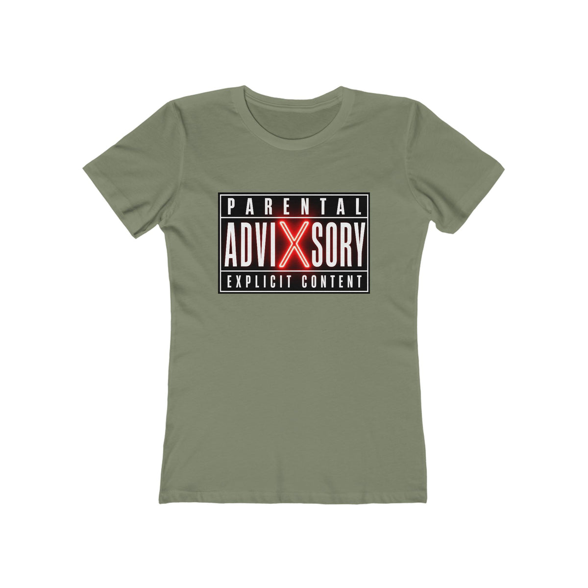 "Parental Advisory Explicit Content" - Graphic T-Shirt for Women