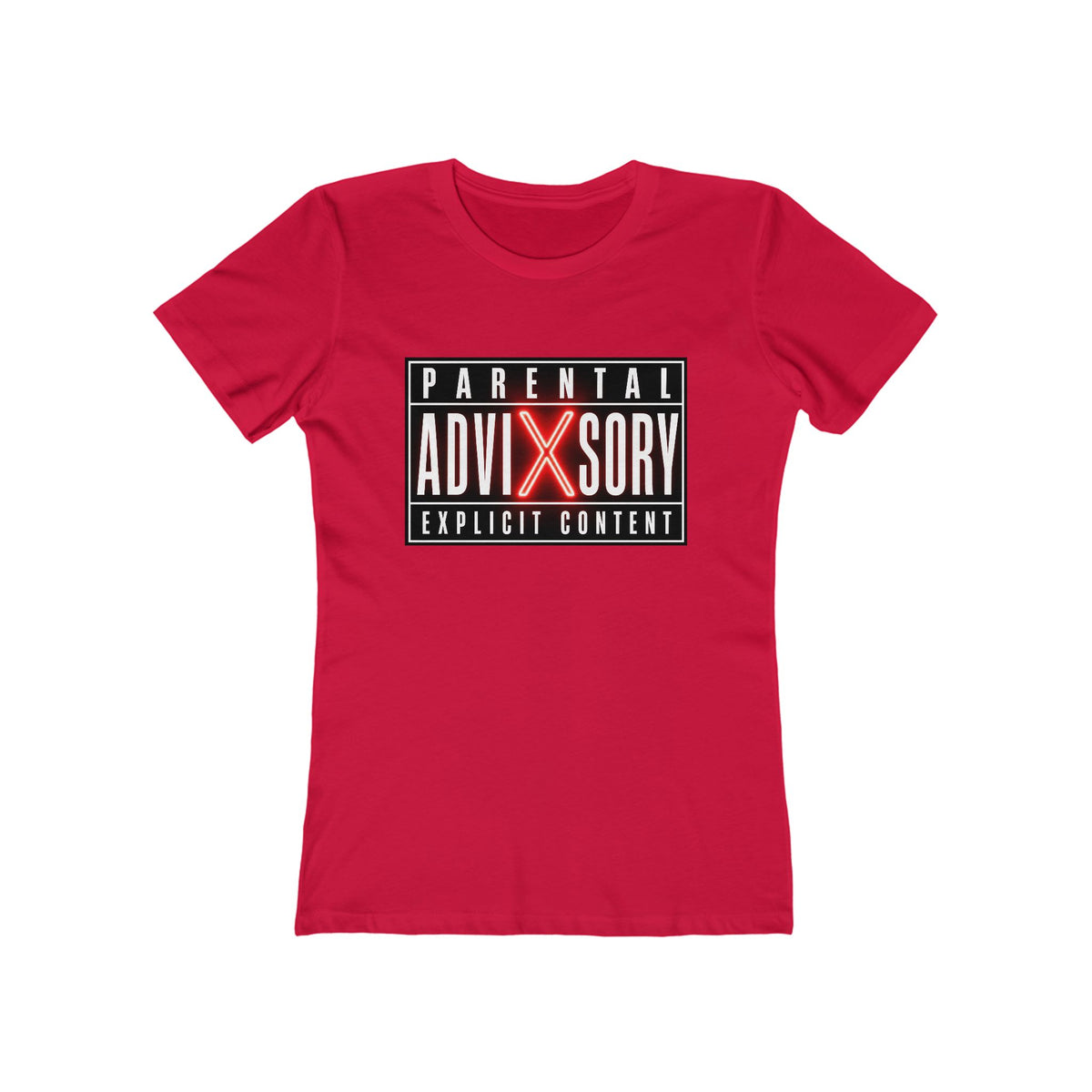 "Parental Advisory Explicit Content" - Graphic T-Shirt for Women