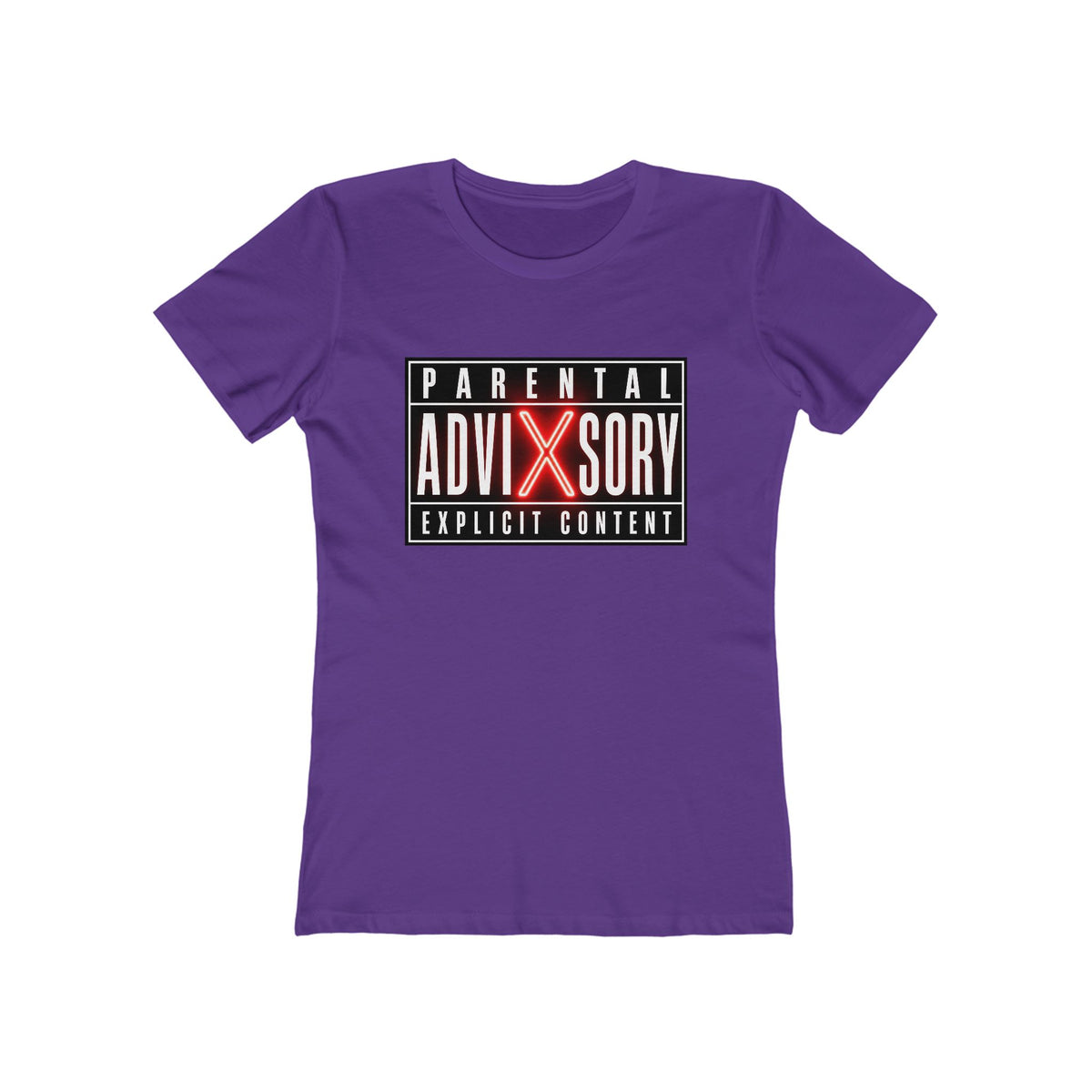 "Parental Advisory Explicit Content" - Graphic T-Shirt for Women