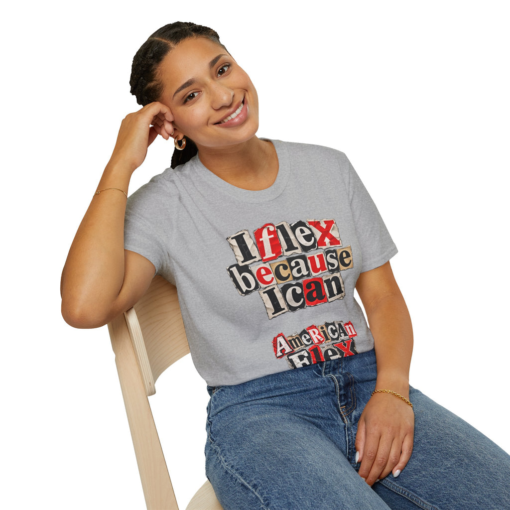 "I Flex Because I Can" American Flex Graphic Tee