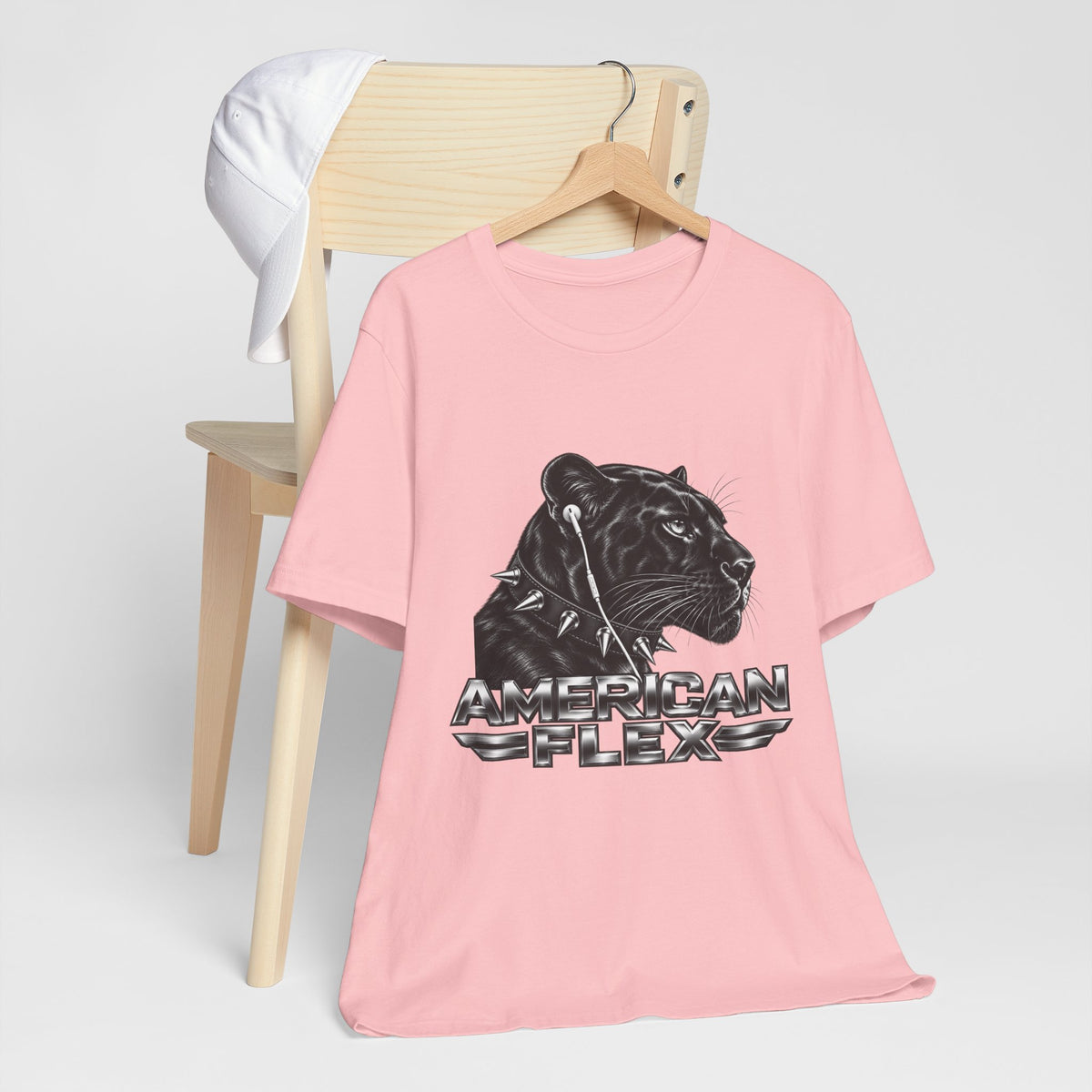 American Flex Panther Tee — Retro Logo Graphic T-Shirt