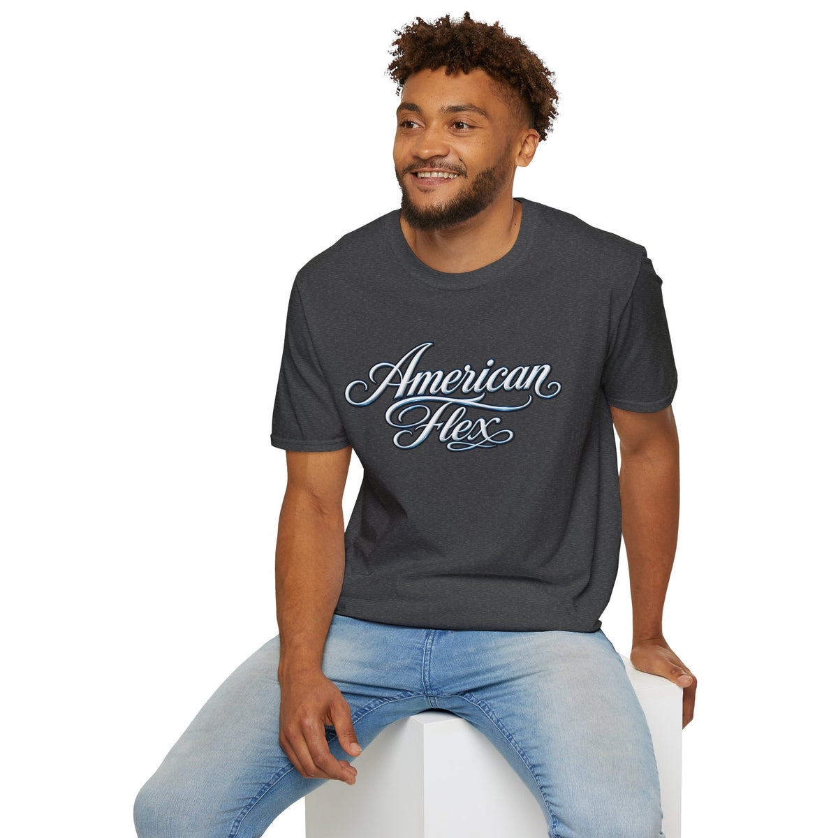 "American Flex" Script T‑Shirt