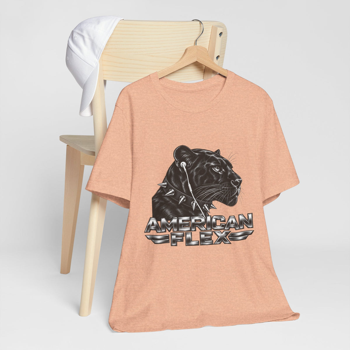 American Flex Panther Tee — Retro Logo Graphic T-Shirt