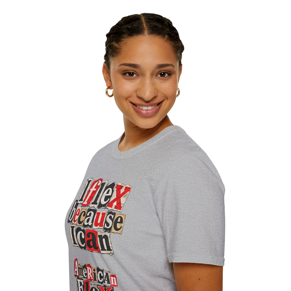 "I Flex Because I Can" American Flex Graphic Tee