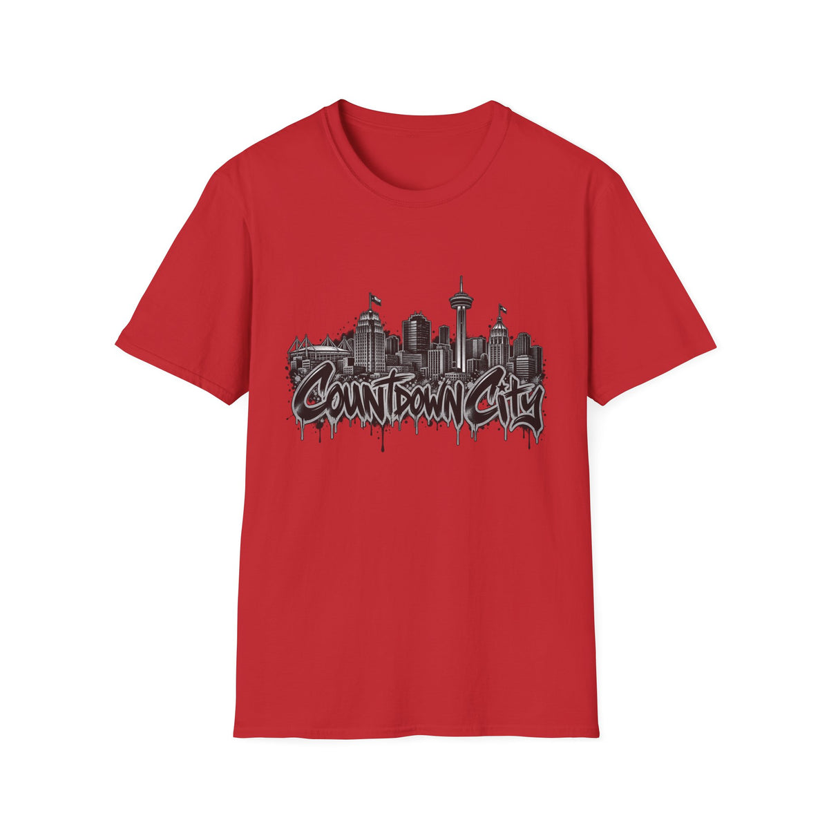 "Countdown City" San Antonio Skyline Graphic Tee