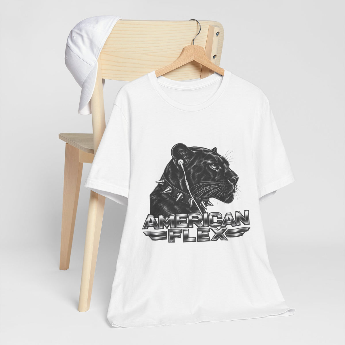 American Flex Panther Tee — Retro Logo Graphic T-Shirt