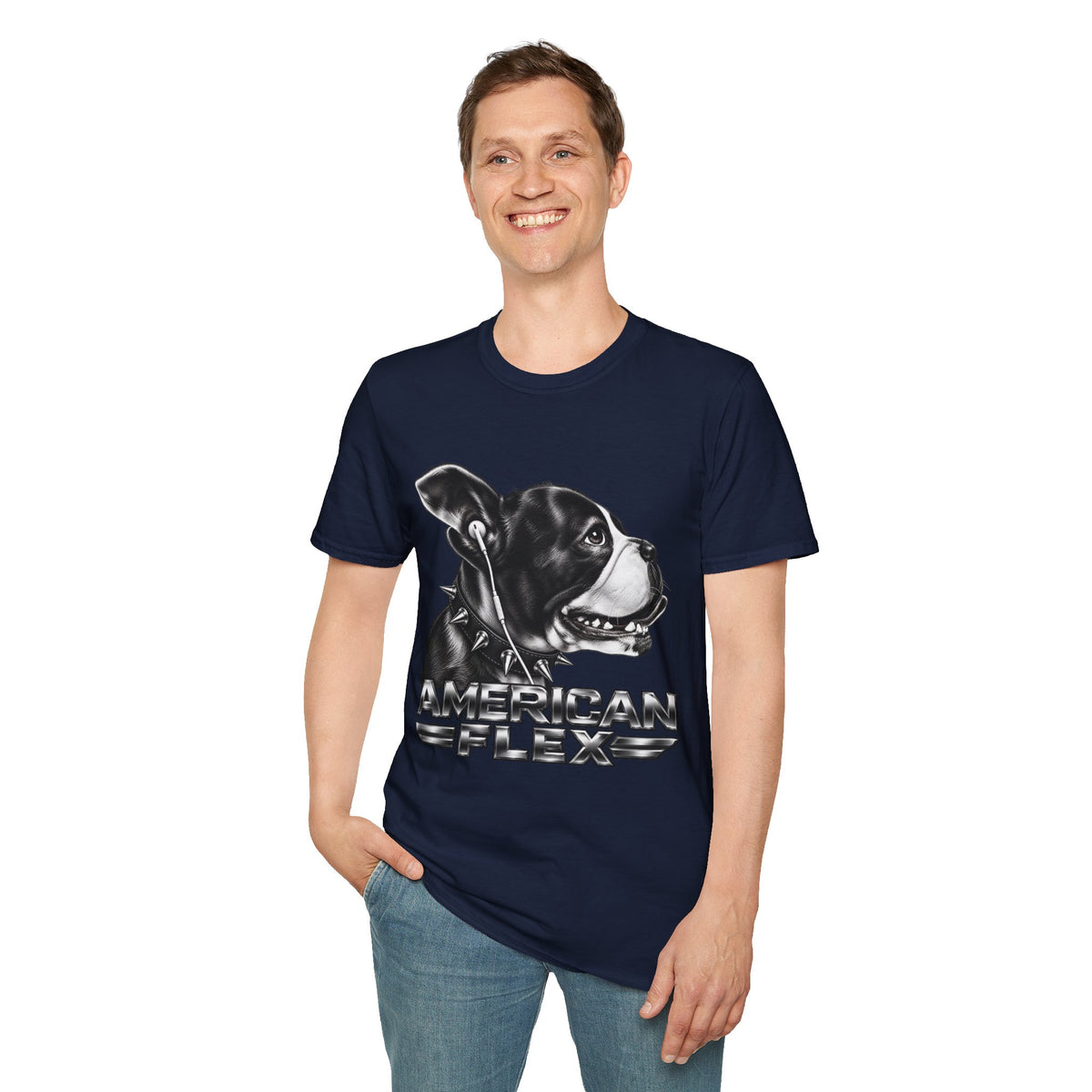 American Bully T-Shirt — Vintage Black & White