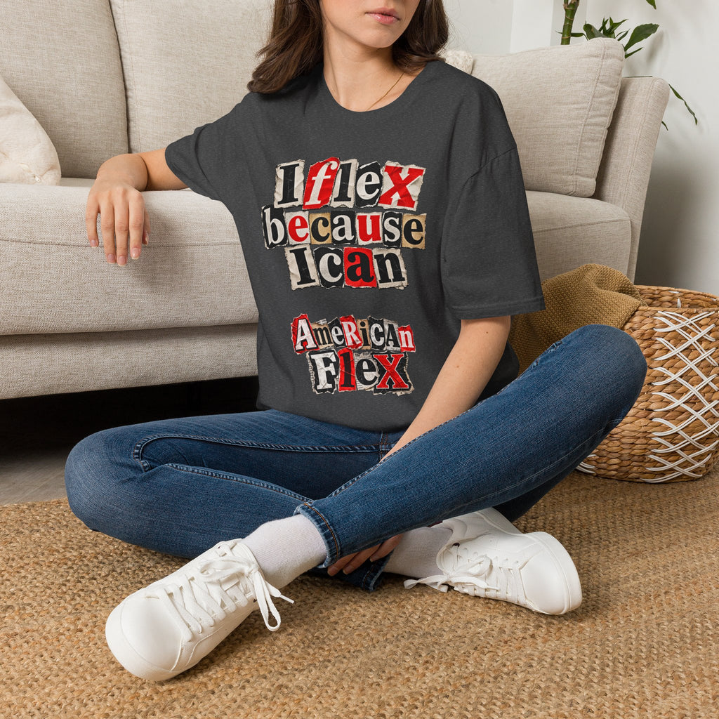 "I Flex Because I Can" American Flex Graphic Tee