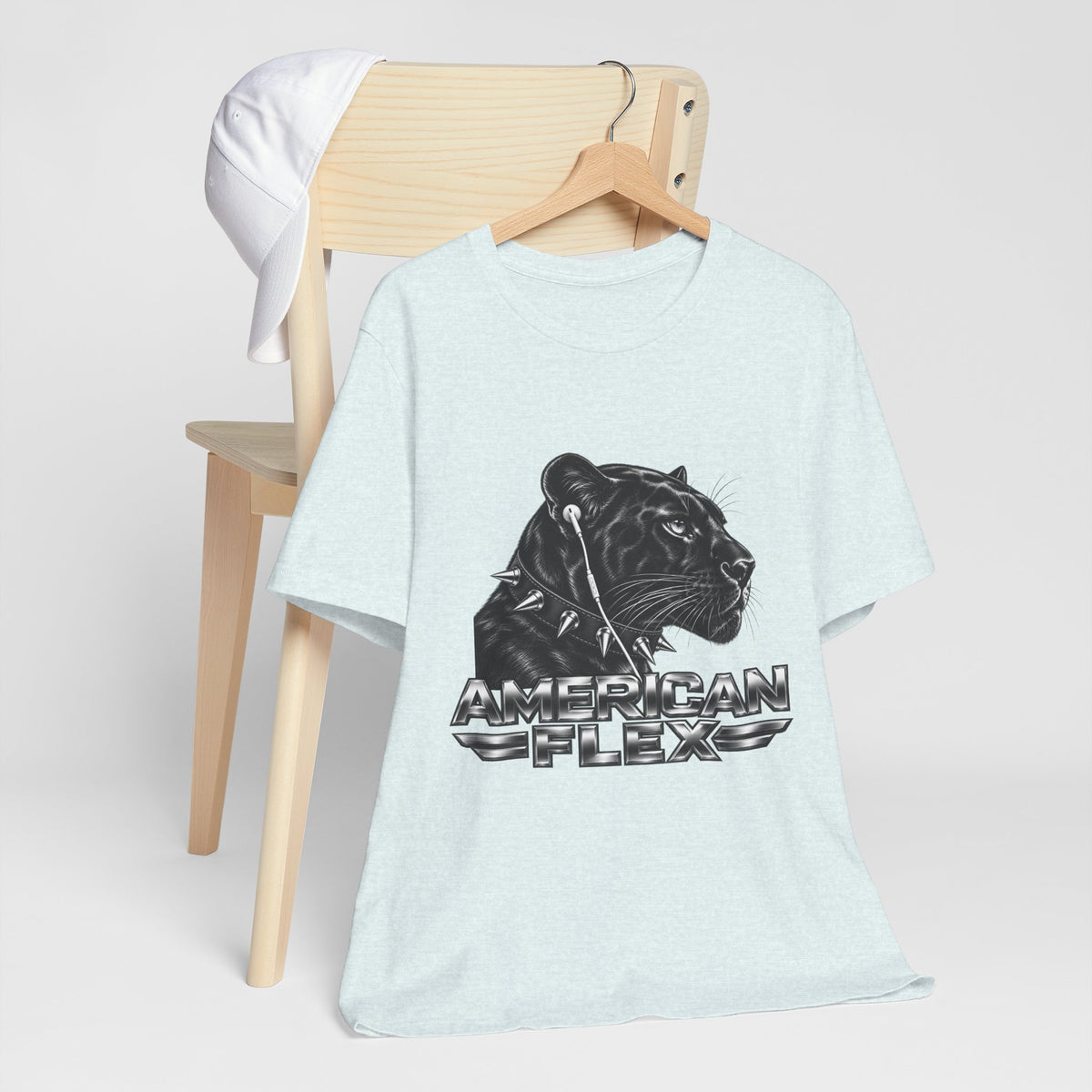 American Flex Panther Tee — Retro Logo Graphic T-Shirt