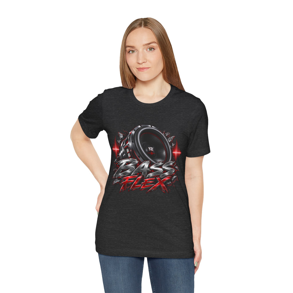 Bass Flex T-Shirt – Car Audio Subwoofer Graphic Tee