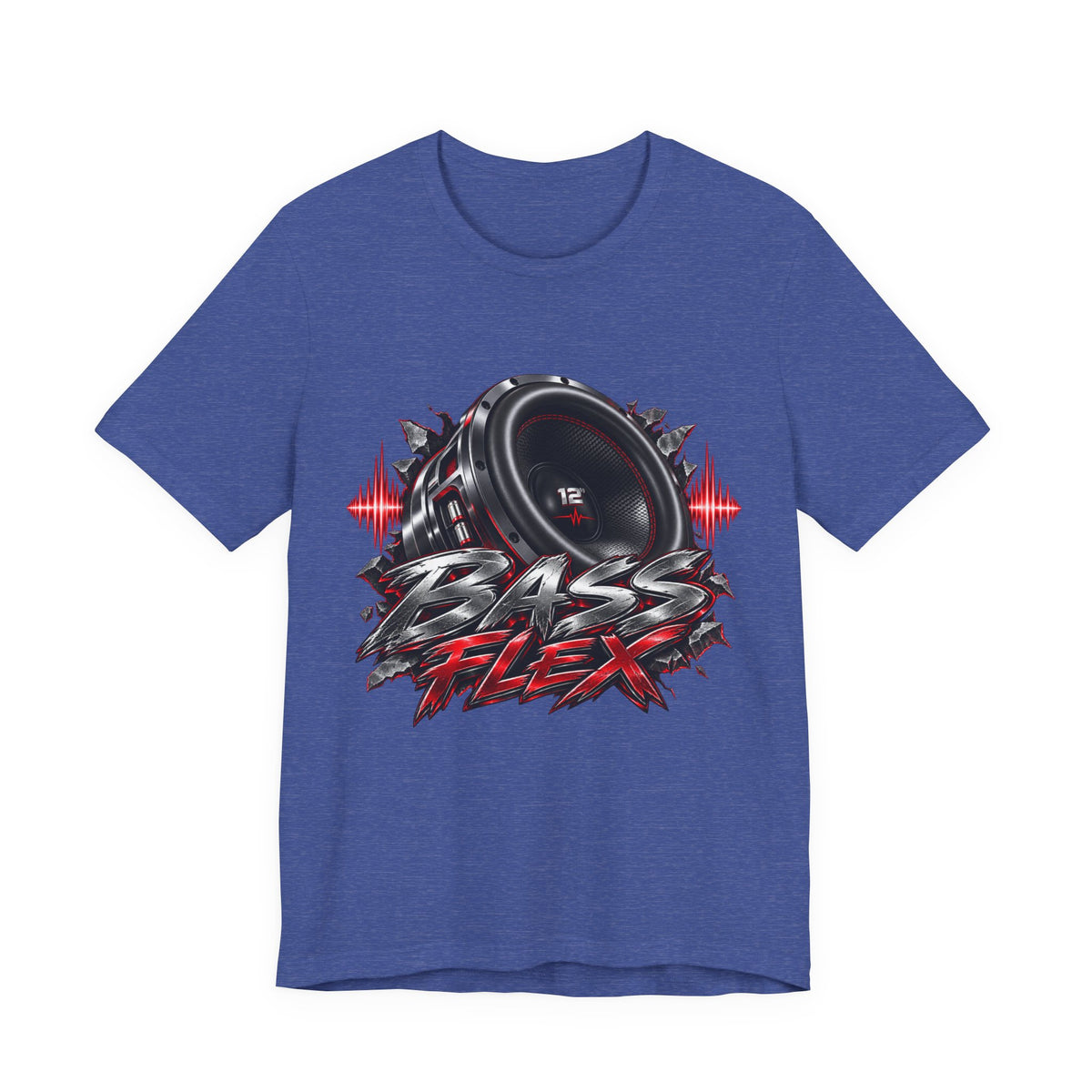 Bass Flex T-Shirt – Car Audio Subwoofer Graphic Tee