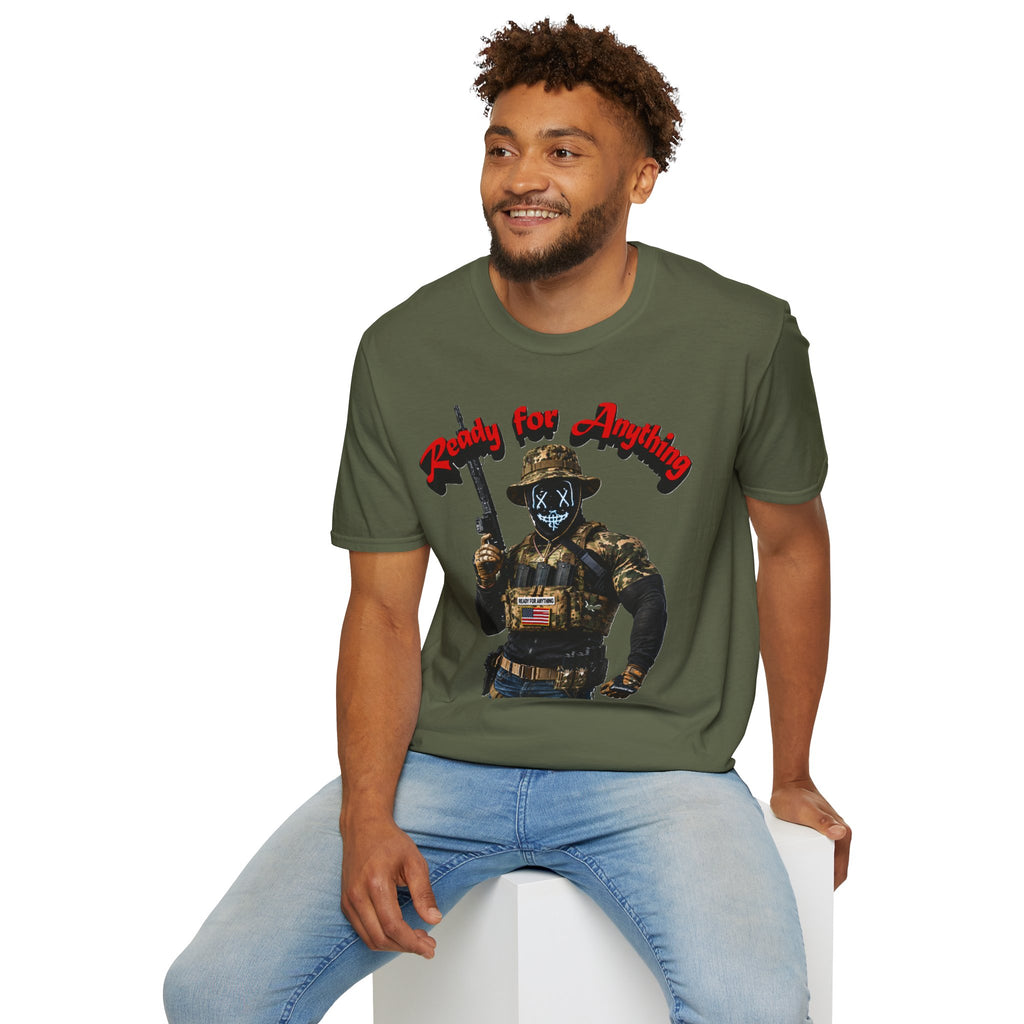 "Ready For Anything" Tactical Soldier Graphic Tee