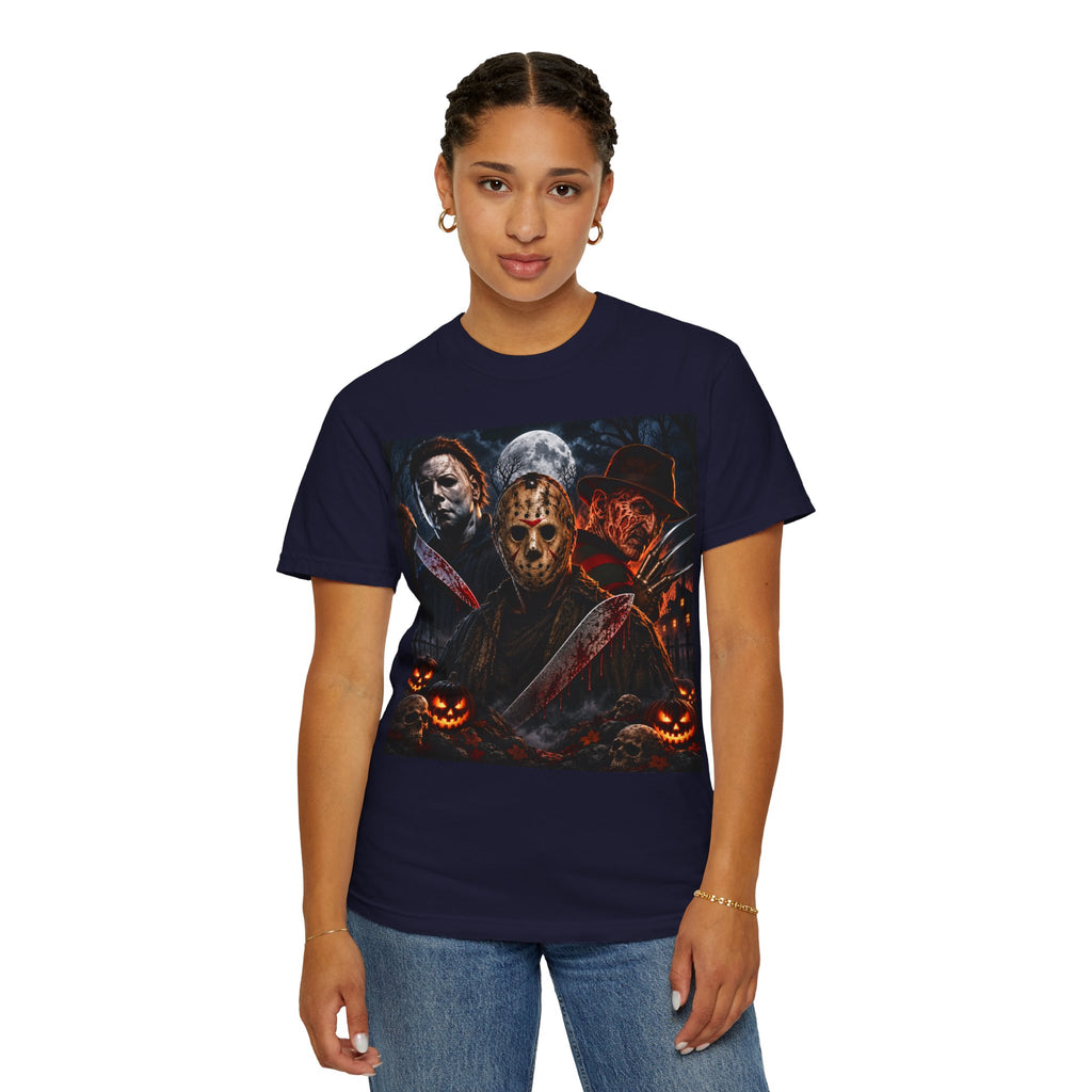 NEW!!! Horror Icons Halloween T-Shirt — Michael Myers & Jason Voorhees & Freddy Krueger