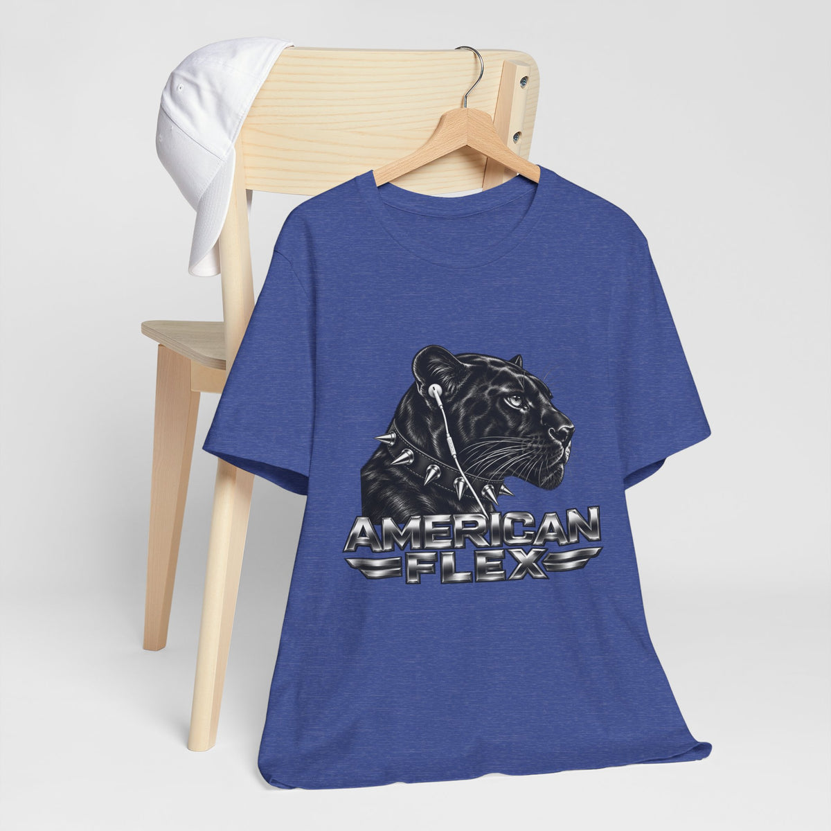 American Flex Panther Tee — Retro Logo Graphic T-Shirt