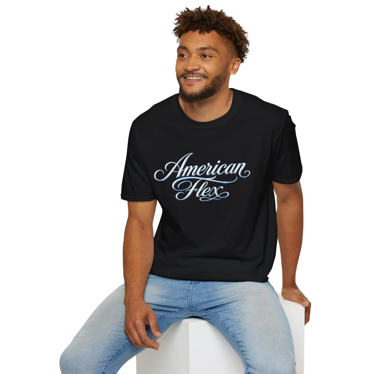 "American Flex" Script T‑Shirt