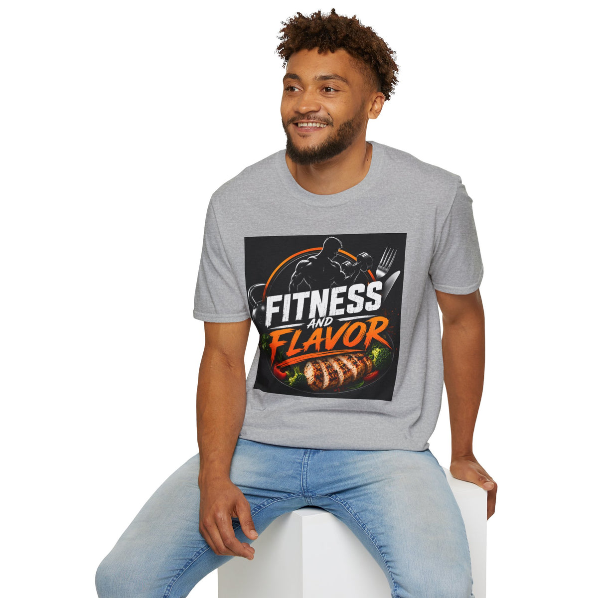 Fitness and Flavor T-Shirt — Gym & Foodie Workout Tee