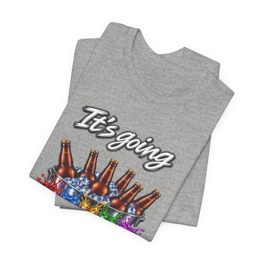 It's Going Down Party T-Shirt — Colorful Bottles and Shots
