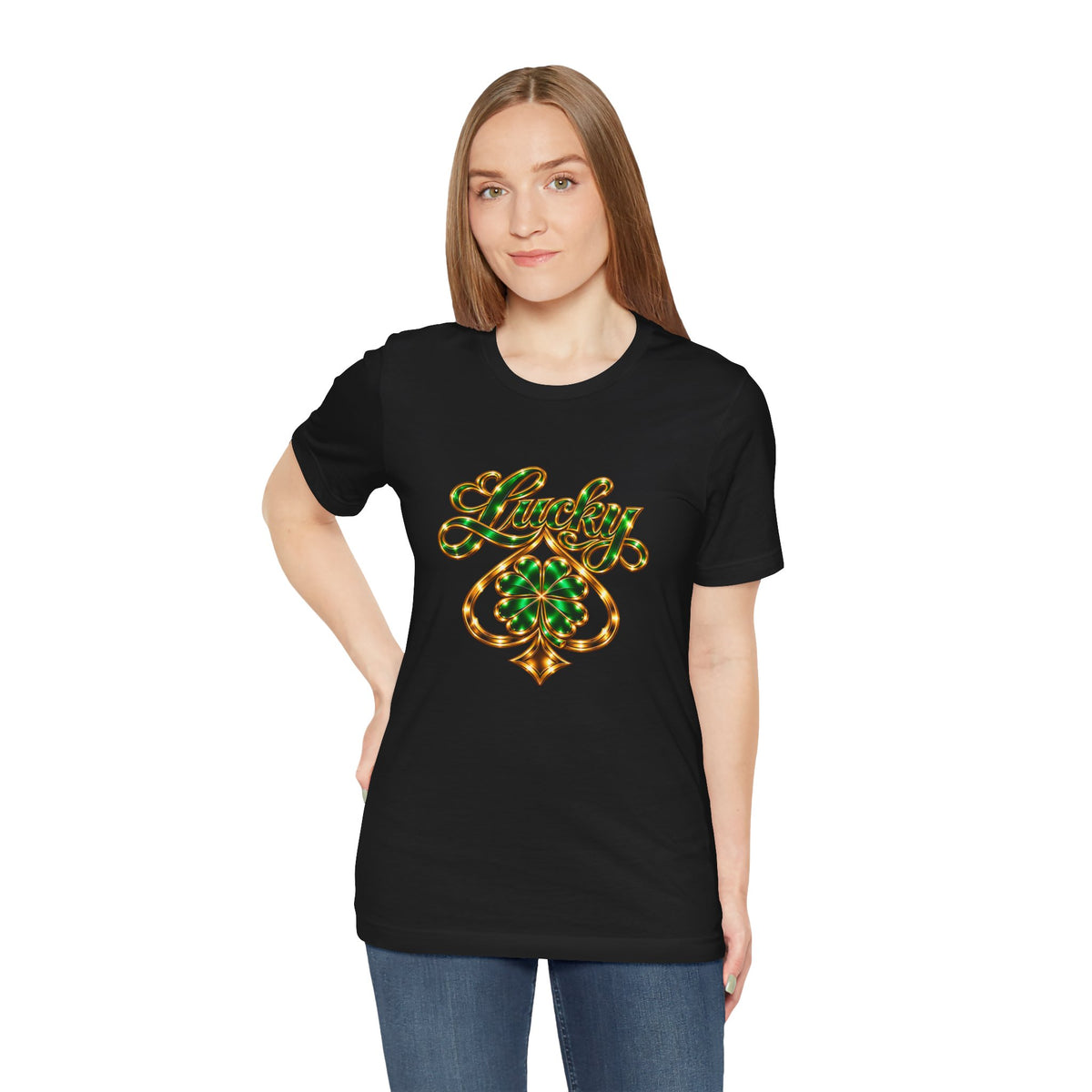 Ladies Lucky Shamrock and Spade