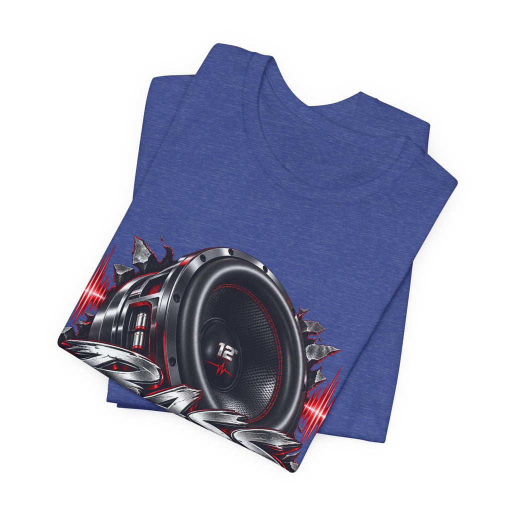 Bass Flex T-Shirt – Car Audio Subwoofer Graphic Tee
