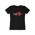 'Certified Baddie' Red Hearts Heart Fitted Tee