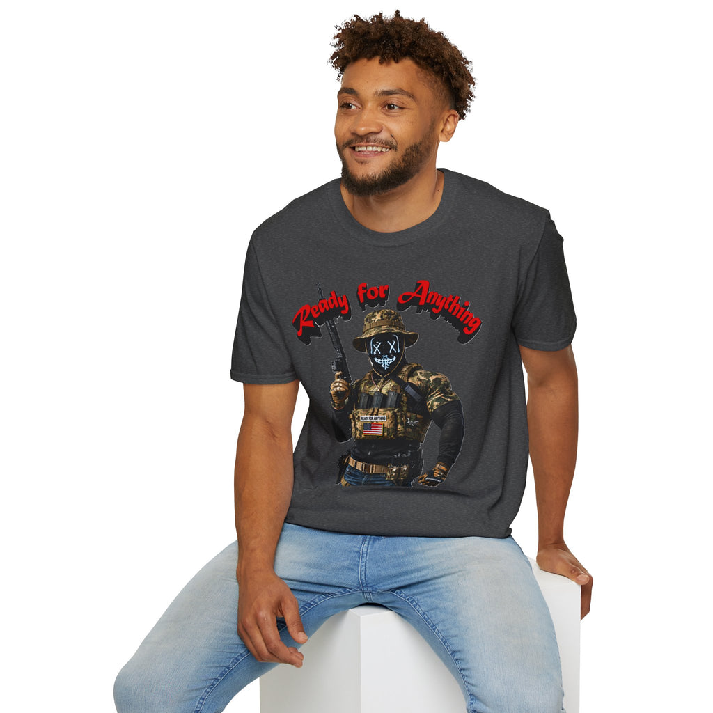 "Ready For Anything" Tactical Soldier Graphic Tee