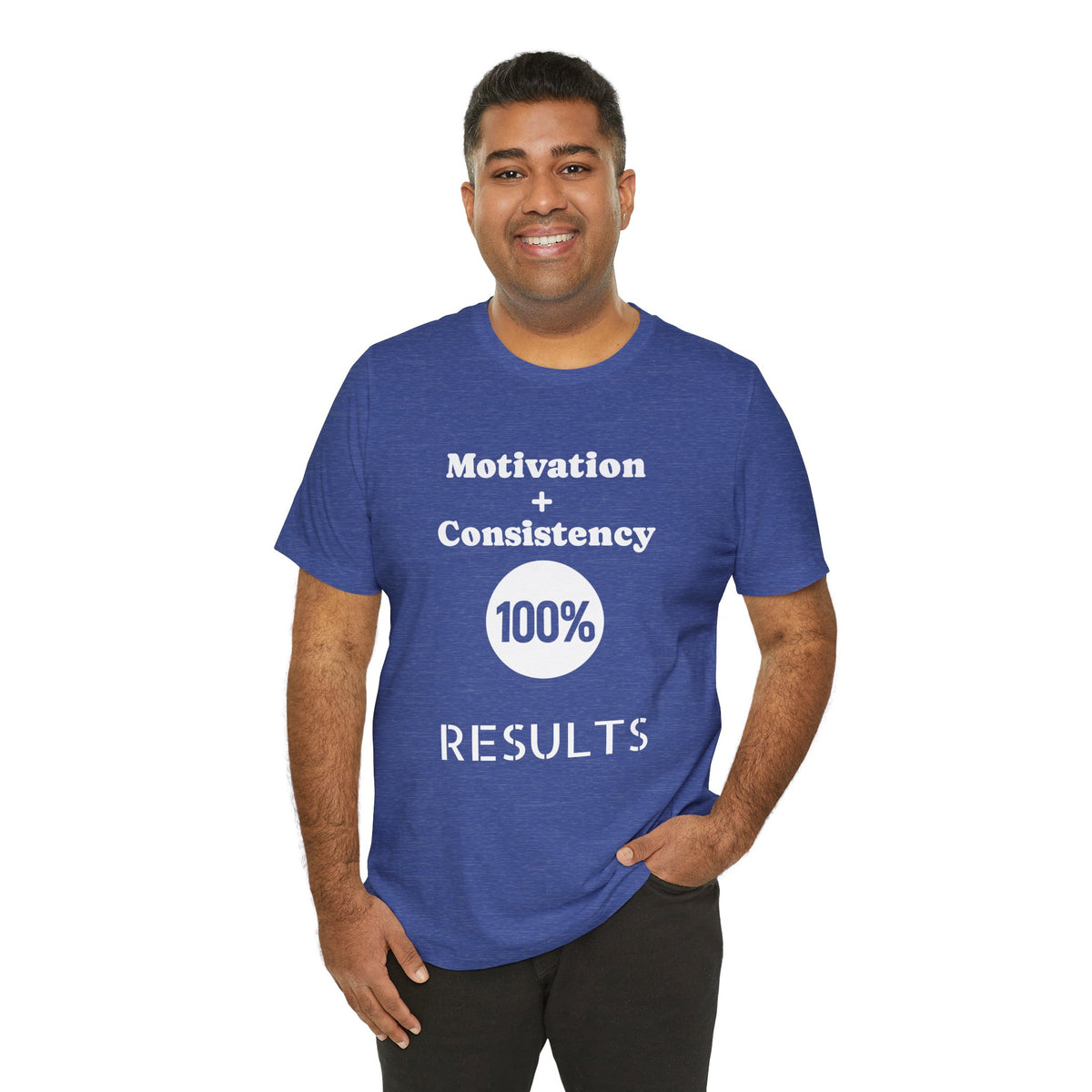 Motivation + Consistency 100% Results T-Shirt