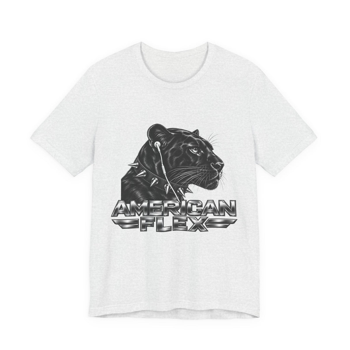 American Flex Panther Tee — Retro Logo Graphic T-Shirt