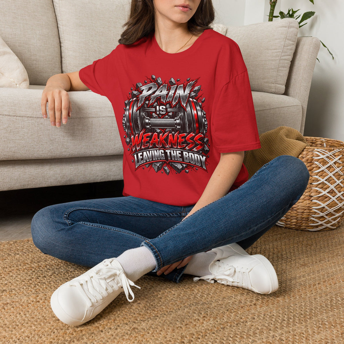 Pain Is Weakness Leaving The Body Gym T-Shirt