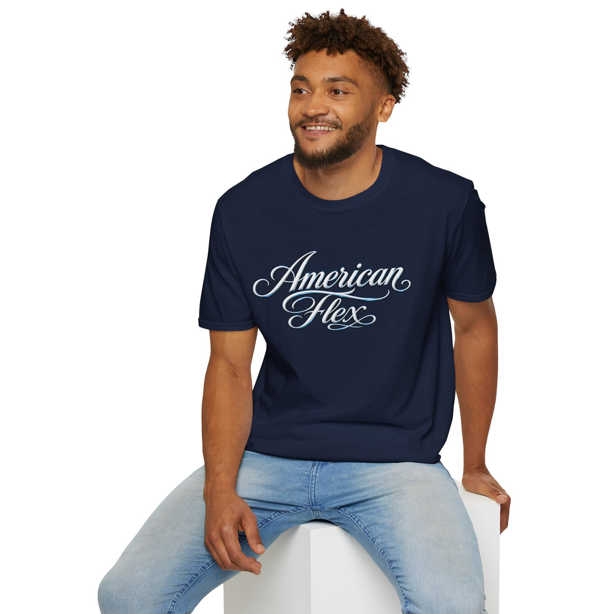 "American Flex" Script T‑Shirt