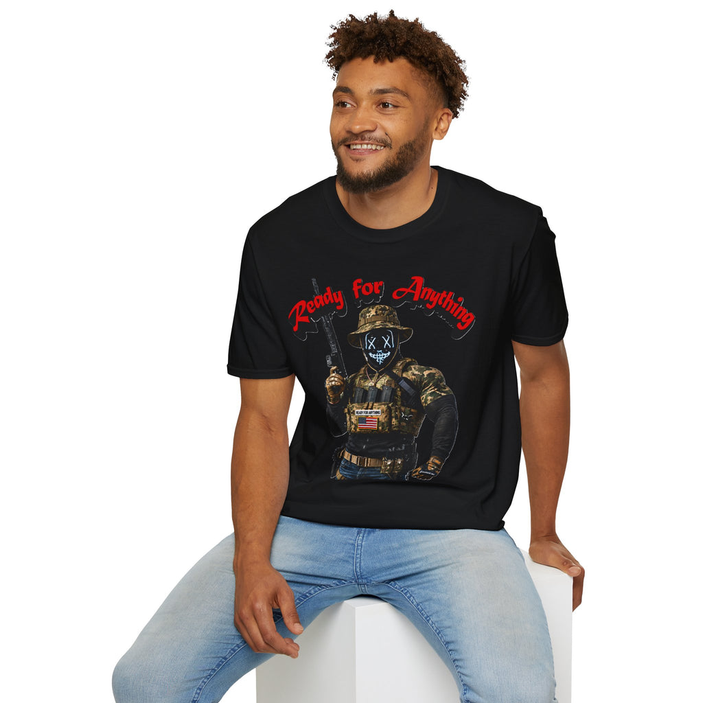 "Ready For Anything" Tactical Soldier Graphic Tee