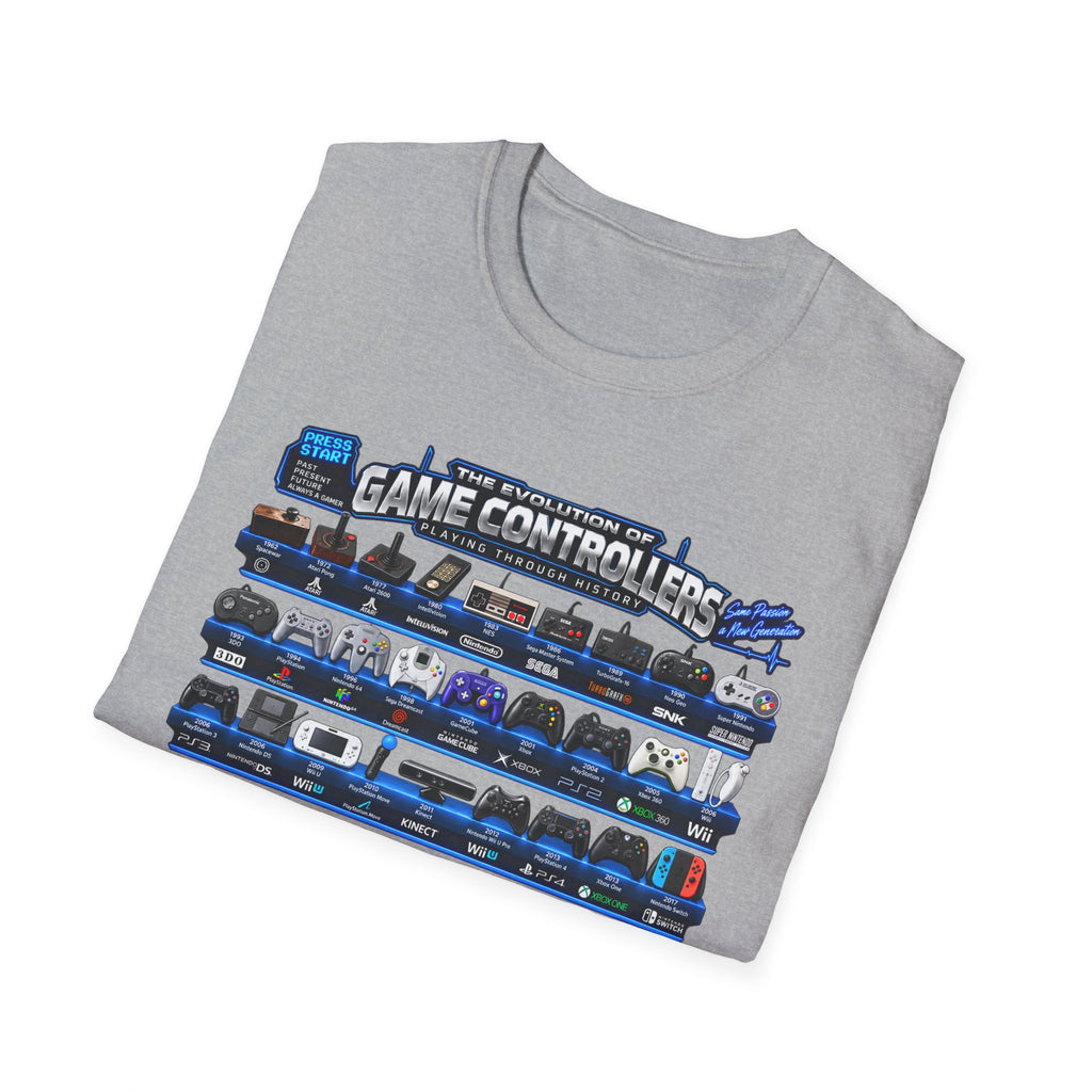 'Gamer 4 Life' Graphic Tee - Game Controllers Evolution