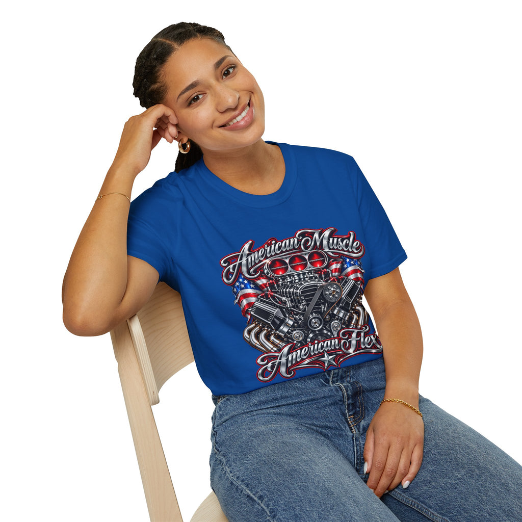 American Muscle Engine Graphic Tee