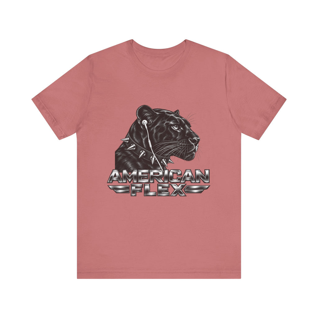 American Flex Panther Tee — Retro Logo Graphic T-Shirt