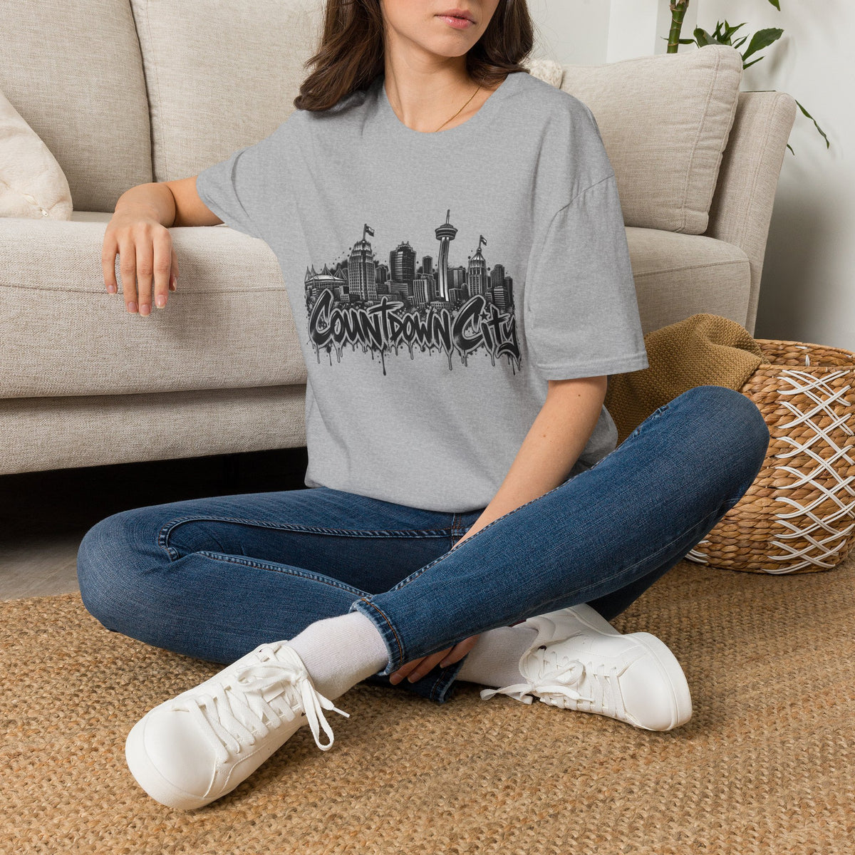"Countdown City" San Antonio Skyline Graphic Tee