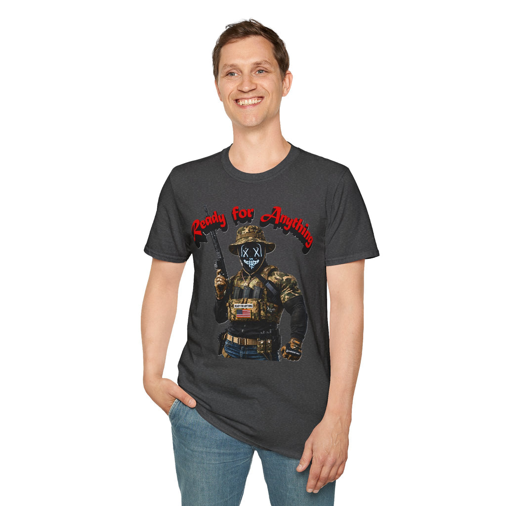 "Ready For Anything" Tactical Soldier Graphic Tee