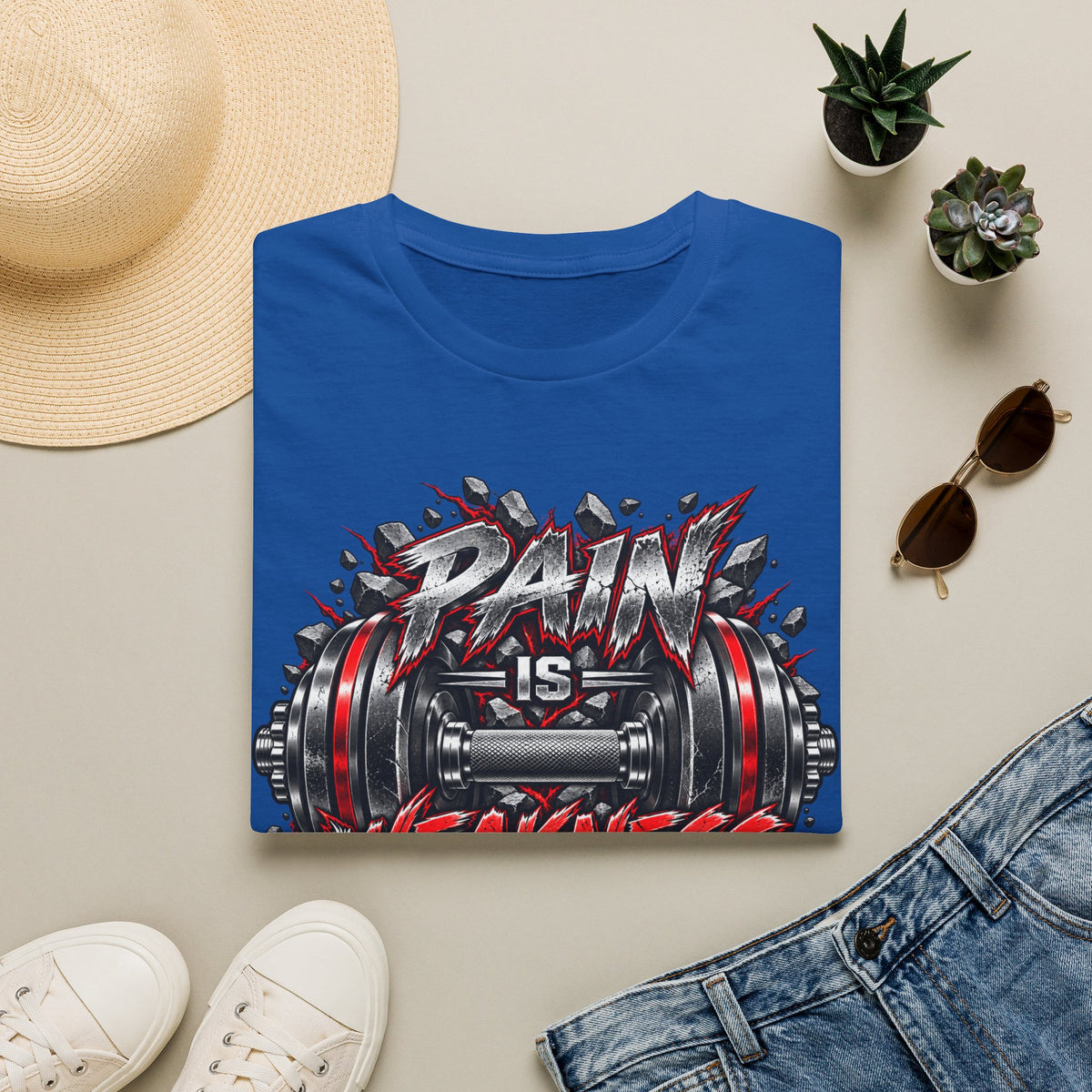 Pain Is Weakness Leaving The Body Gym T-Shirt