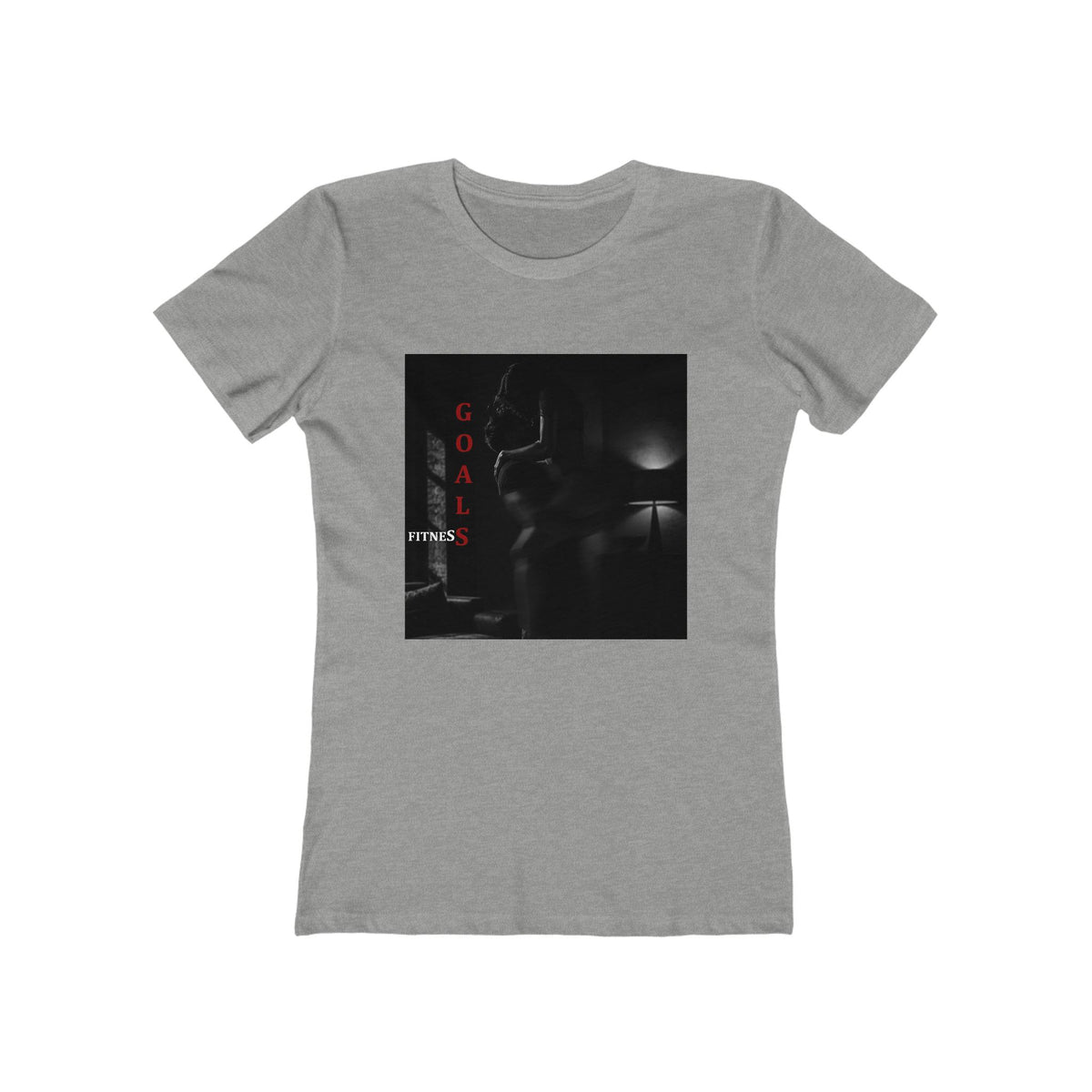 'Fitness Goals' - Women's Dark Noir Graphic Tee