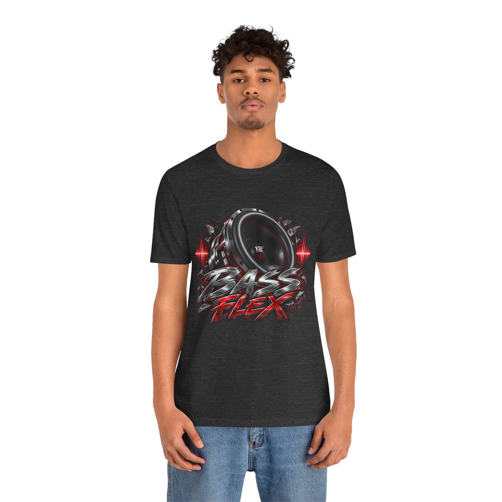 Bass Flex T-Shirt – Car Audio Subwoofer Graphic Tee